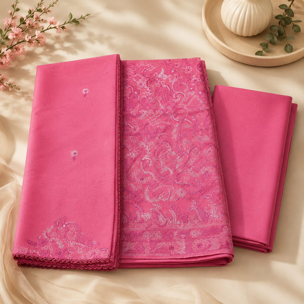 Gul-e-Naz — Embroidered Premium Lawn 3-Piece Suit