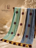 Bundle of Three - Heritage Embroidered Linen Blend Scarf (2.5 Meter Each)