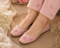 Blush Rosette Handcrafted Khussa