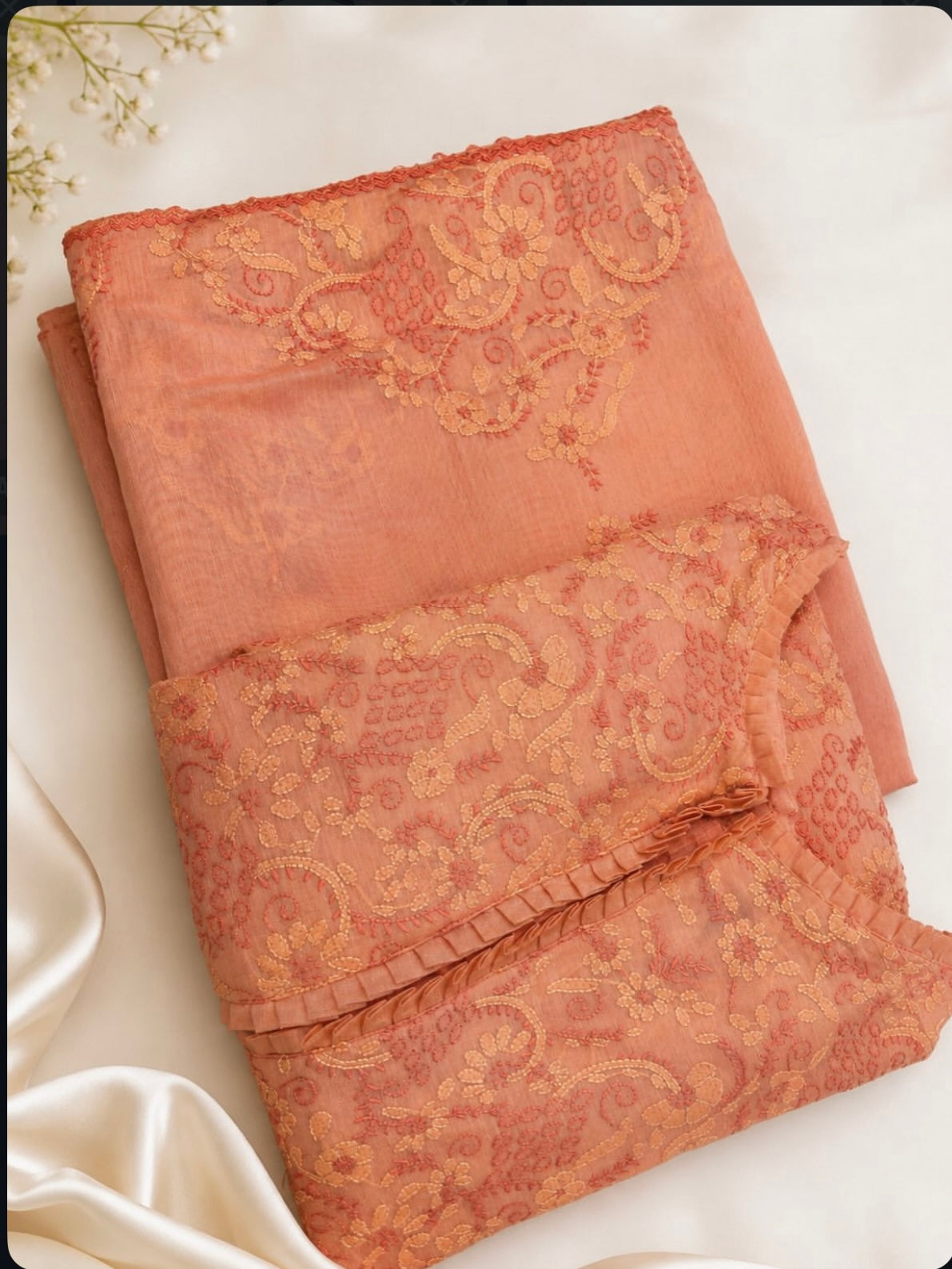 3 Piece - Luxury Embroidered Lawn Suit - 42602015