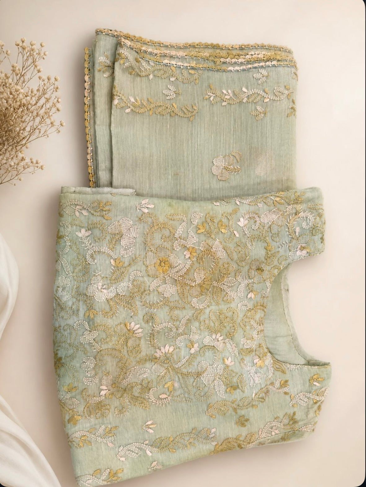 3 Piece - Embroidered Lawn Suit with Embroidered Dupatta - 42602020