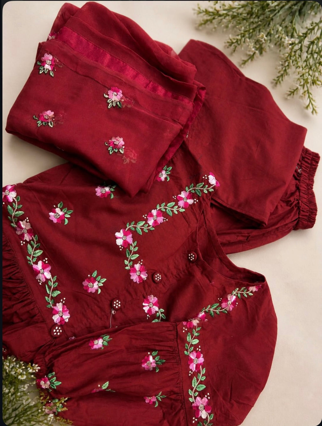3 Piece - Embroidered Lawn Suit - 42602012