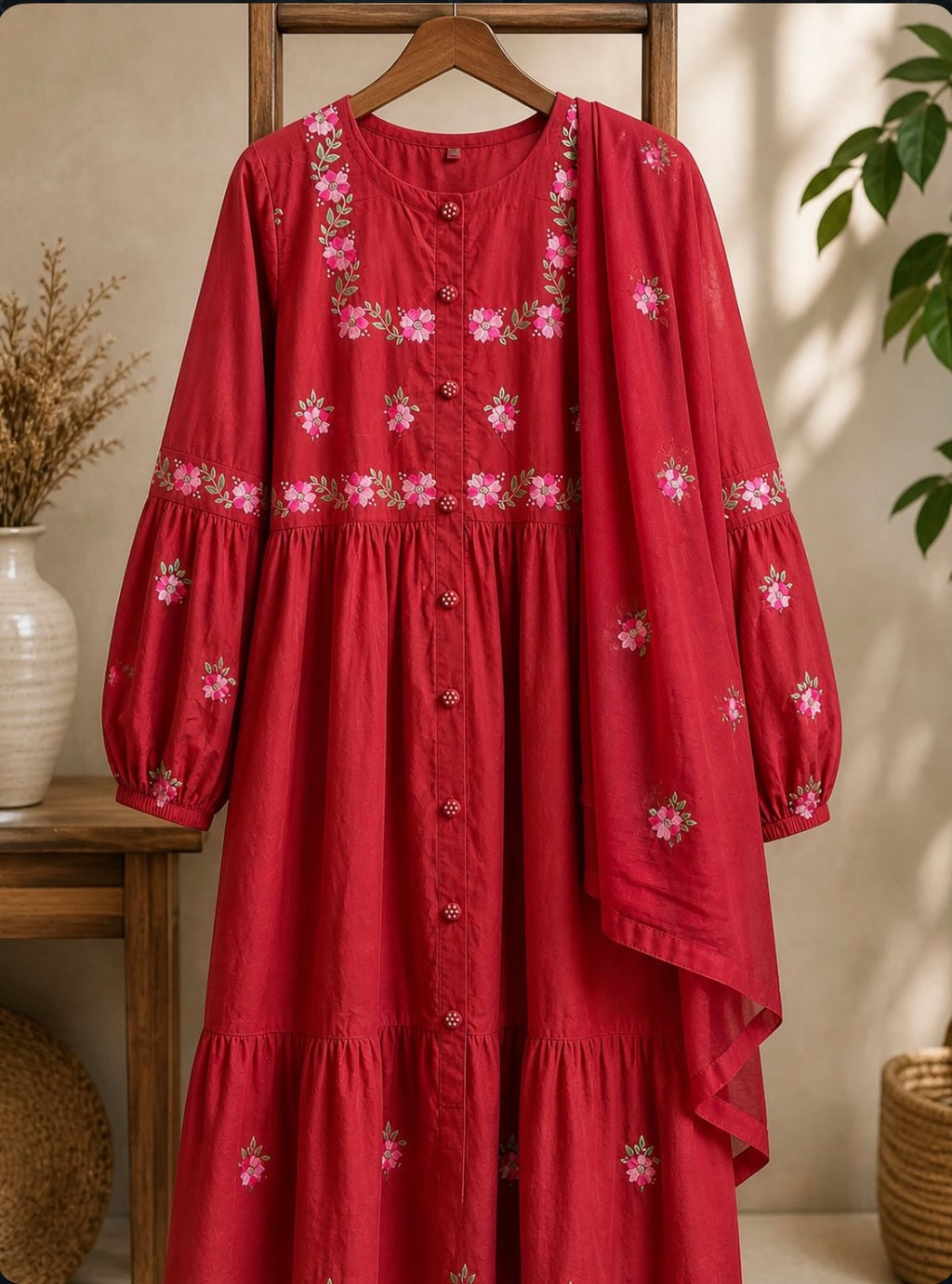3 Piece - Embroidered Lawn Suit - 42602012