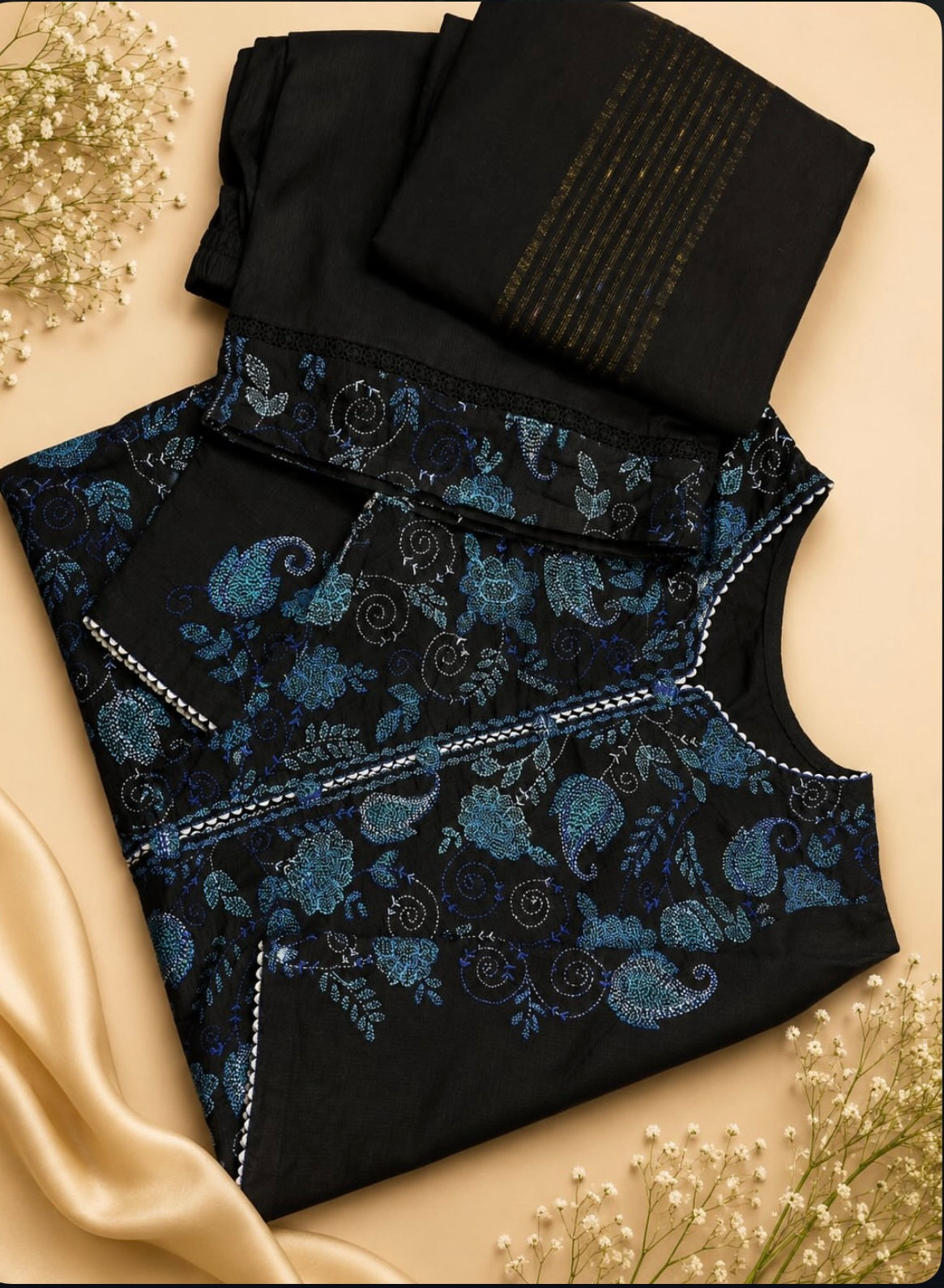 3 Piece - Embroidered Lawn Suit - 42602011